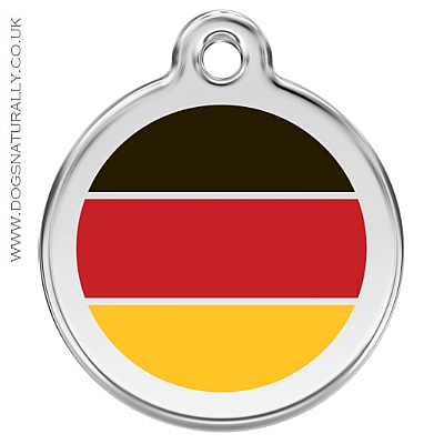 German Flag Dog ID Tag (3x Sizes)